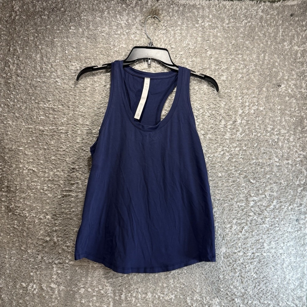 Lululemon Tank Top Shirt Womens Sz 6 Blue Active Workout Gym Yoga Running